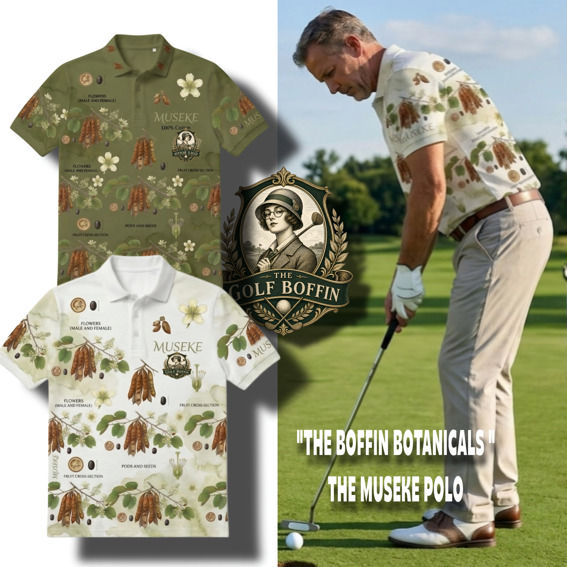 Exclusively Designed Golf Shirts and Attire